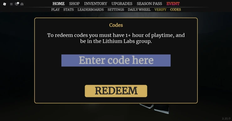 Screenshot by SuperCheats.com. Code Entry Screen