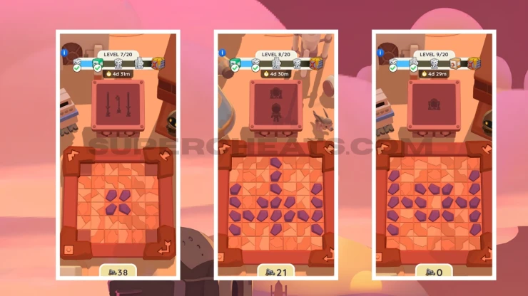 Tatooine Treasures levels 7,8 and 9