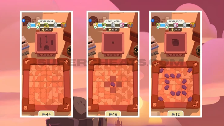 Tatooine Treasures levels 13,14, and 15