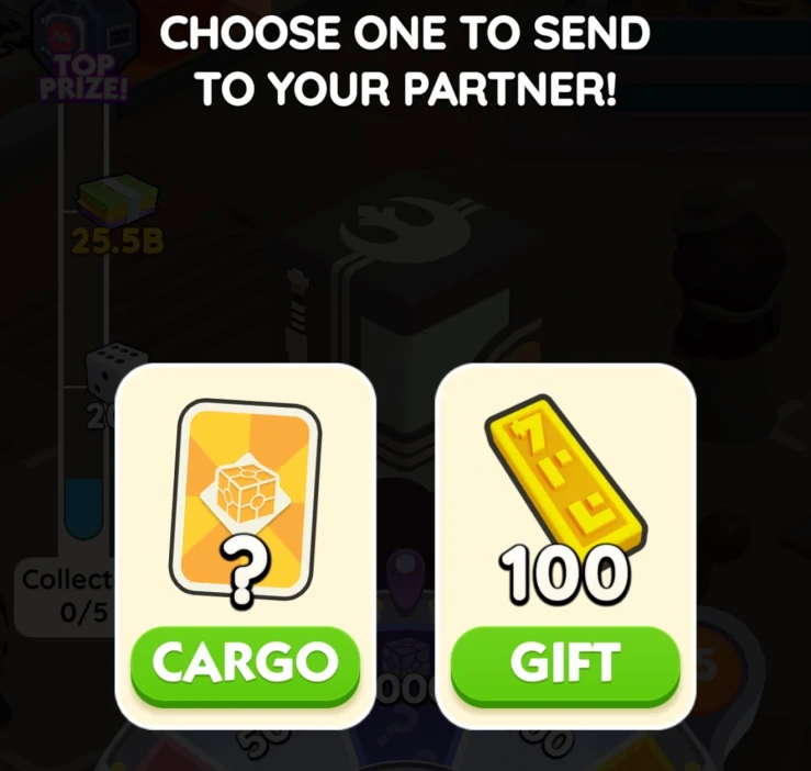 Send a gift or cargo