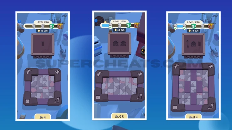 Jawa Treasures Levels 1, 2 and 3