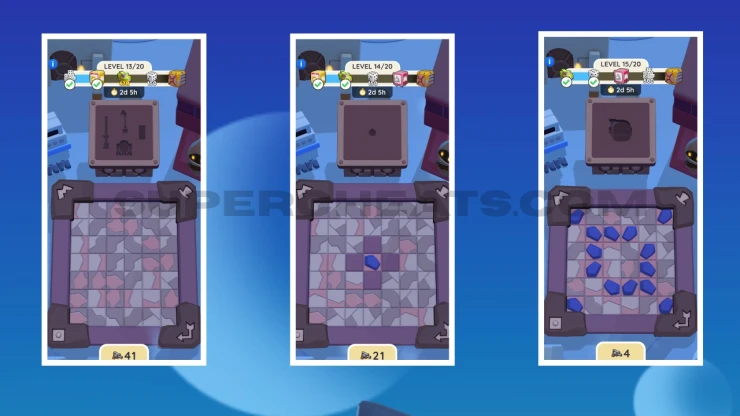 Jawa Treasures Levels 13, 14 and 15