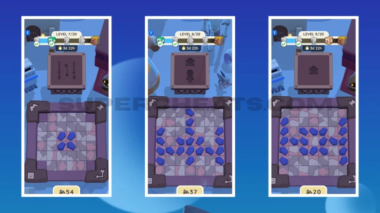 Jawa Treasures Levels 7, 8 and 9