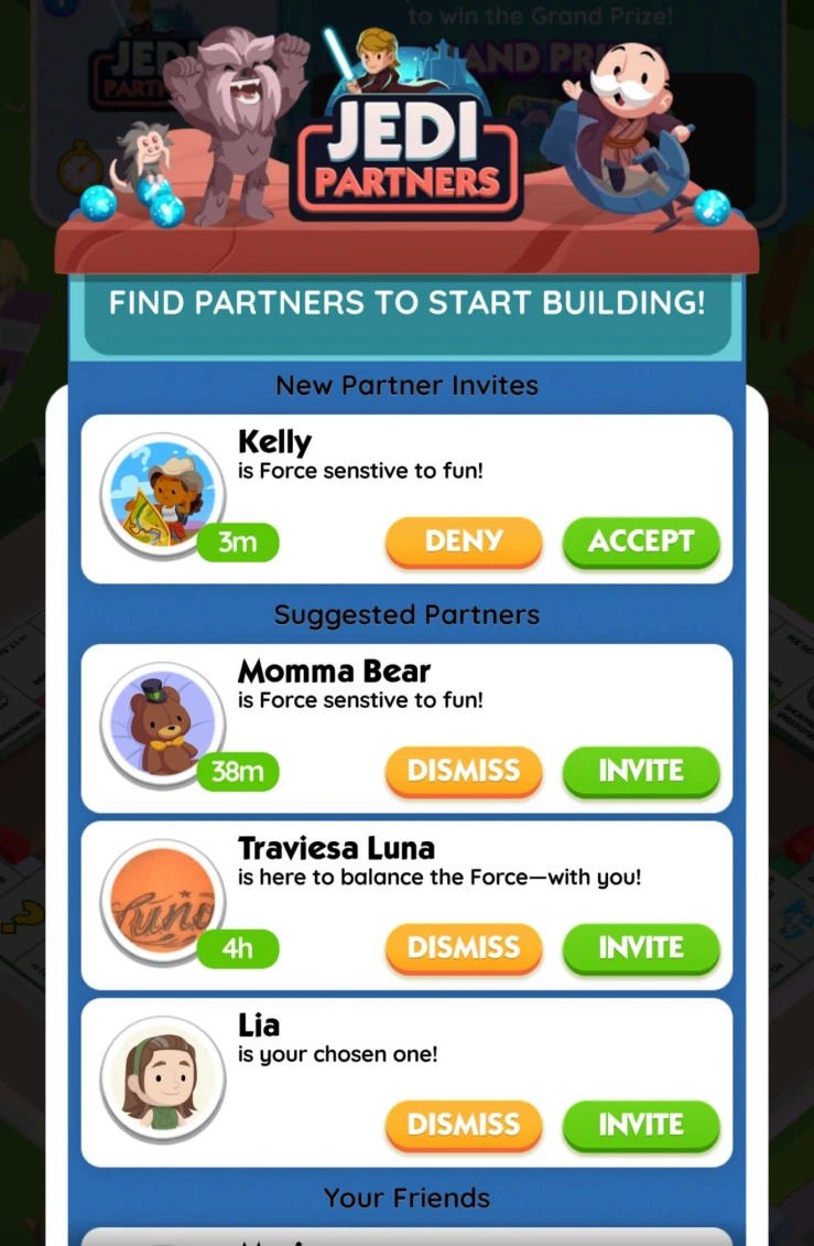 Add partners