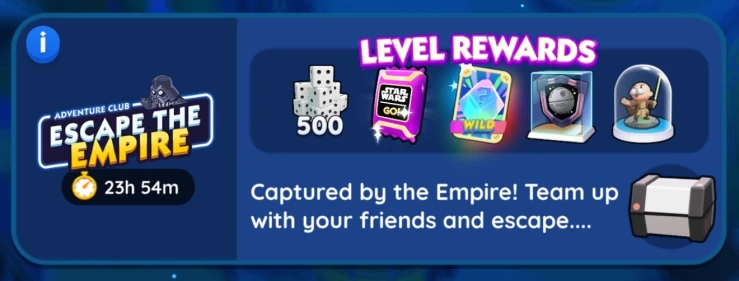 Escape the Empire rewards