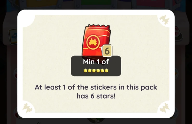 Red sticker pack