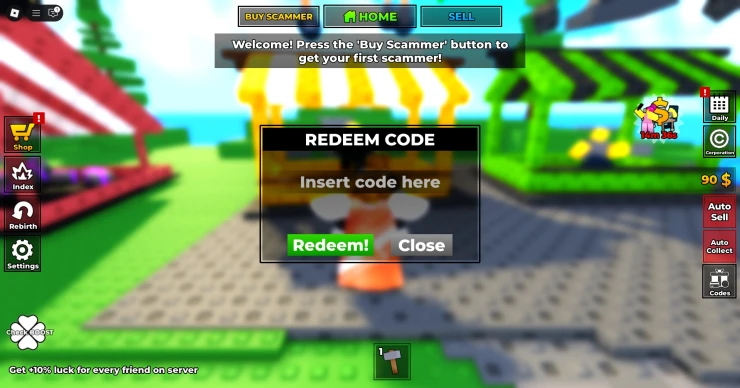 Screenshot by SuperCheats.com. Code Entry Screen