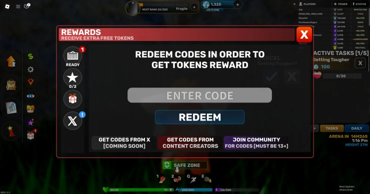 Screenshot by SuperCheats.com. Code Entry Screen