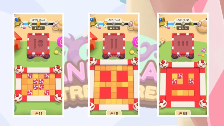 Candy Land Treasures Levels 10, 11 and 12