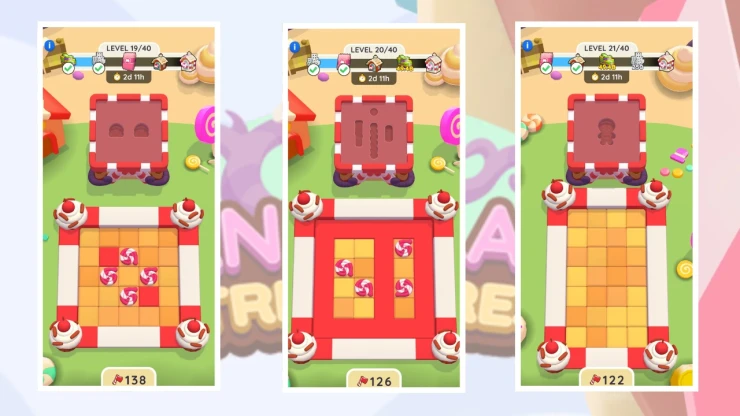 Candy Land Treasures Levels 19, 20 and 21
