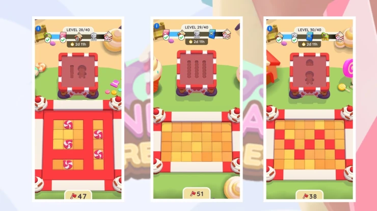 Candy Land Treasures Levels 28, 29 and 30