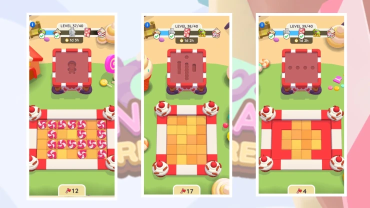 Candy Land Treasures Levels 37, 38 and 39