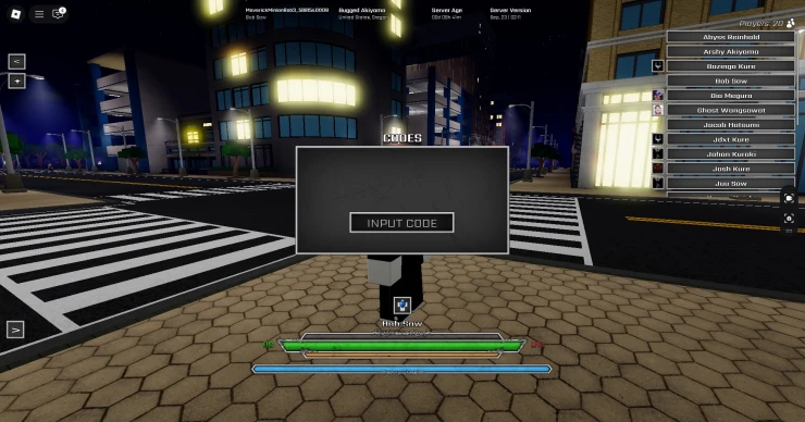 Screenshot by SuperCheats.com. Code Entry Screen