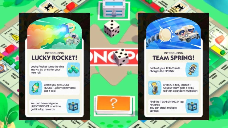 Screenshots showing how the boosts in Tycoon Racers work