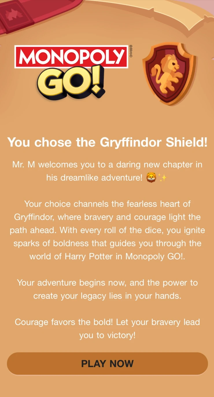 Gryffindor Shield email