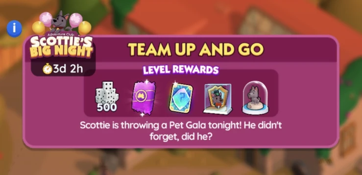 Scottie's Big Night Rewards