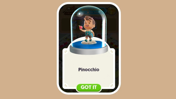 Pinocchio Board Token Pinocchio Board Token