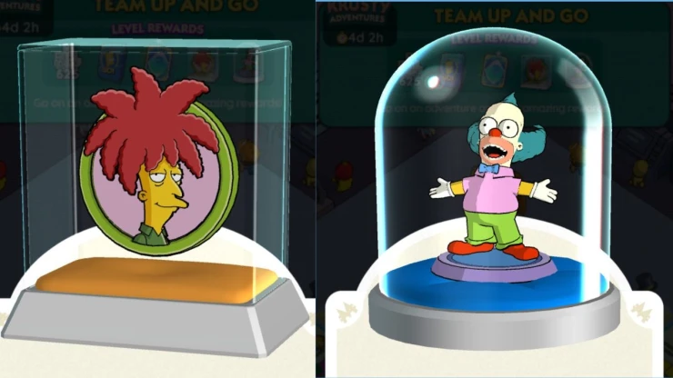 Sideshow Bob Shield and Krusty Board token from Krusty Adventures Sideshow Bob Shield and Krusty Board token from Krusty Adventures