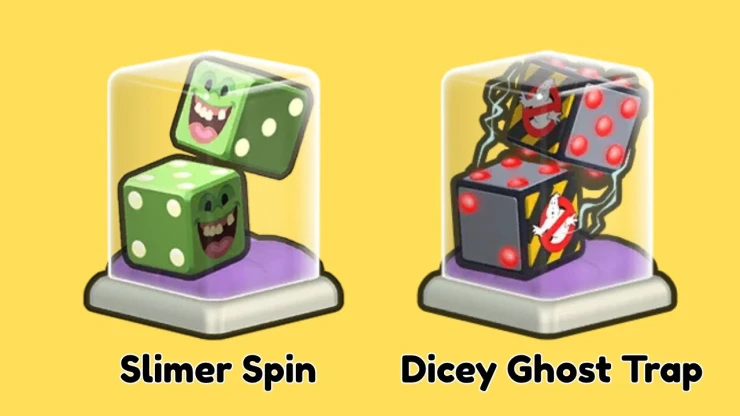 Slimer Spin and Dicey Ghost Trap dice skins