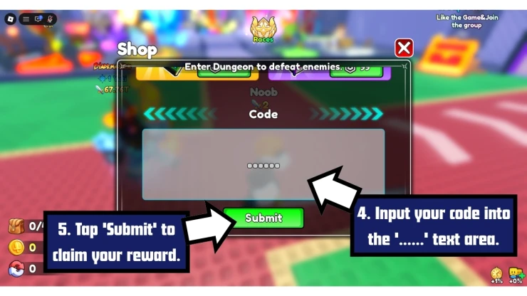 +1 Loot To Forge redeem code screen showing where to enter +1 Loot To Forge codes