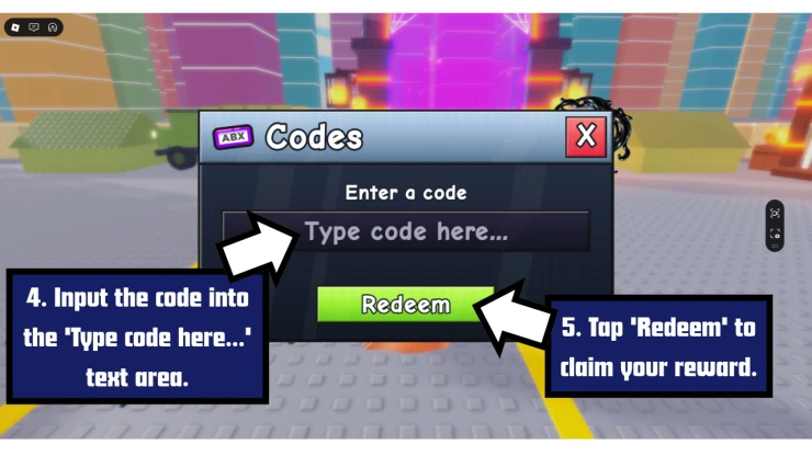 +1 Venom Evolution redeem code screen showing where to enter +1 Venom Evolution codes
