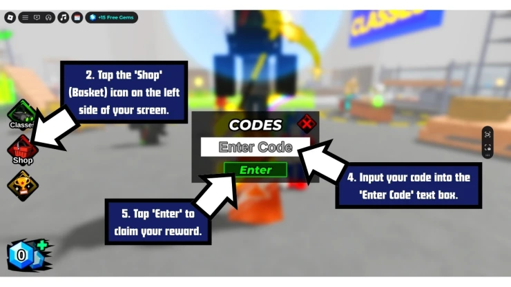 24 Hours Overnight redeem code screen showing where to enter 24 Hours Overnight codes
