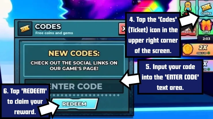 Anime Ball Duels redeem code screen showing where to enter Anime Ball Duels codes