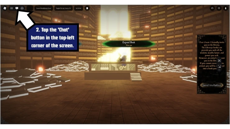 Archived redeem code screen showing where to enter Archived codes