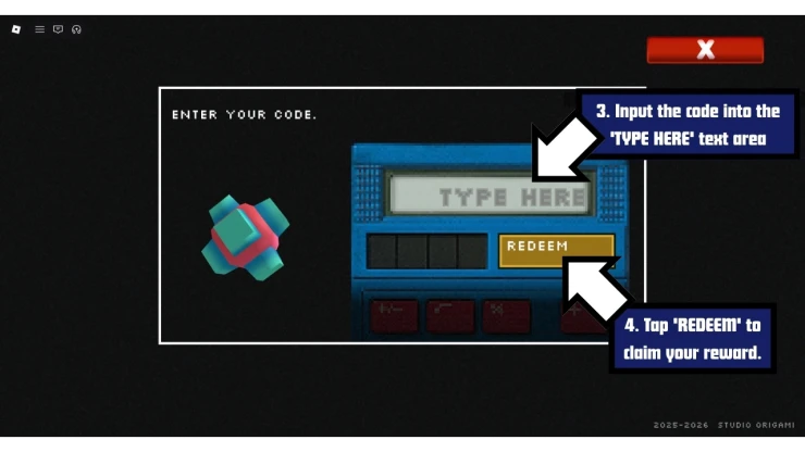 Clean Crew redeem code screen showing where to enter Clean Crew codes