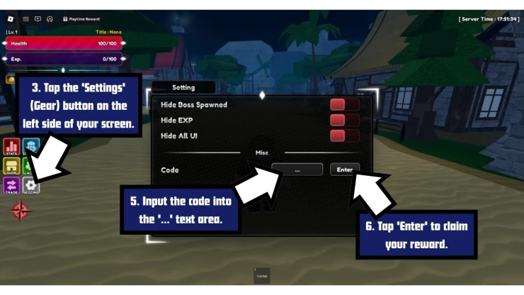 Lineage Piece redeem code screen showing where to enter Lineage Piece codes