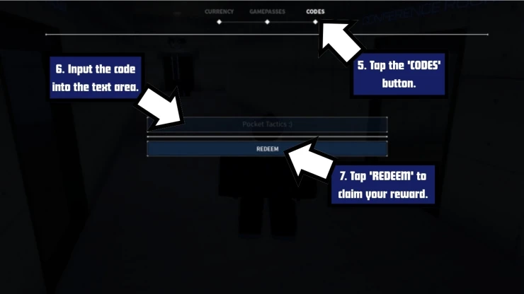 LOCKED 2 redeem code screen showing where to enter LOCKED 2 codes