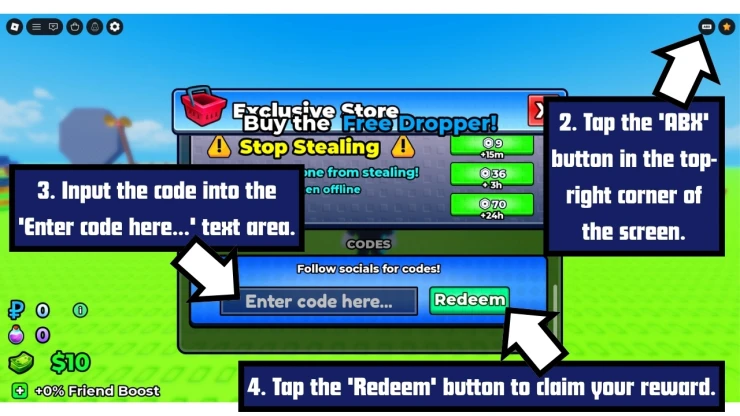 Nuke Your City redeem code screen showing where to enter Nuke Your City codes