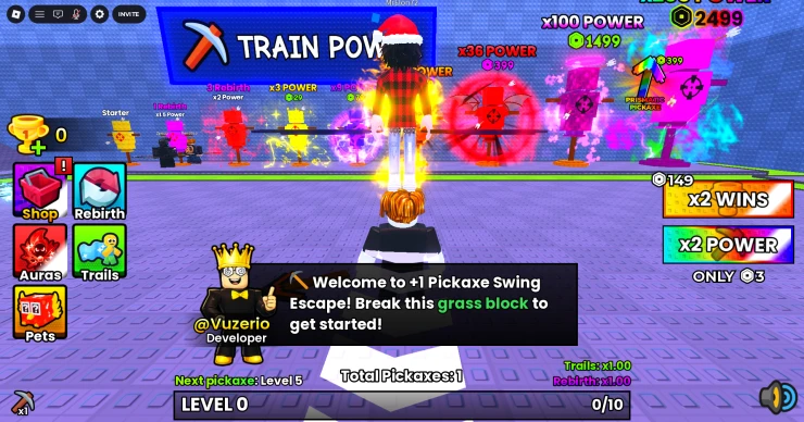 +1 Pickaxe Swing Escape Screenshot