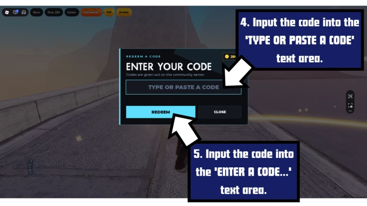Skate Tree redeem code screen showing where to enter Skate Tree codes