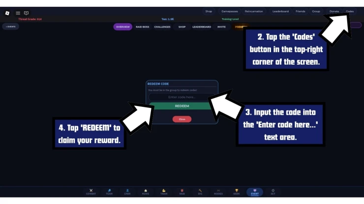 Sorcerer Incremental redeem code screen showing where to enter Sorcerer Incremental codes