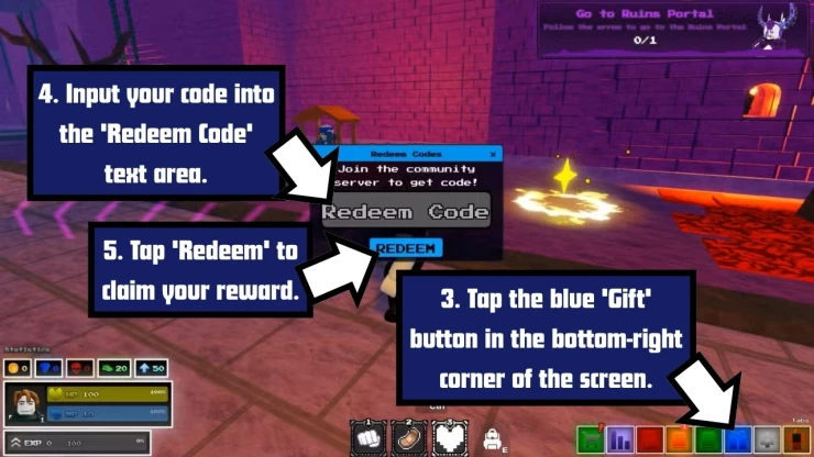 Soul's Crossover X redeem code screen showing where to enter Soul's Crossover X codes