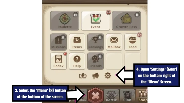 StoneAge: Idle Adventure redeem code screen showing where to enter StoneAge: Idle Adventure codes