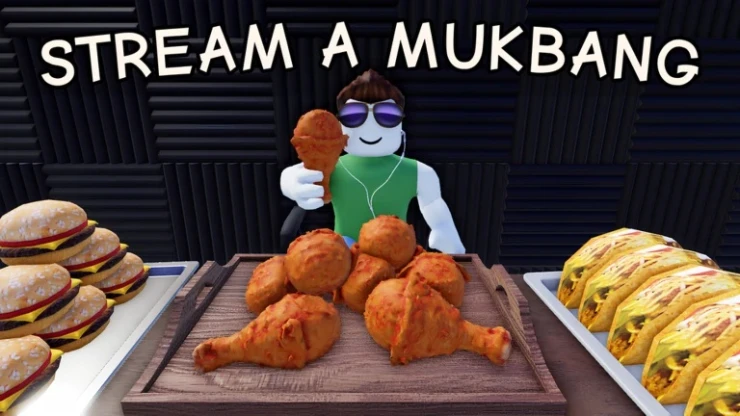 Roblox Stream a Mukbang codes to claim free rewards