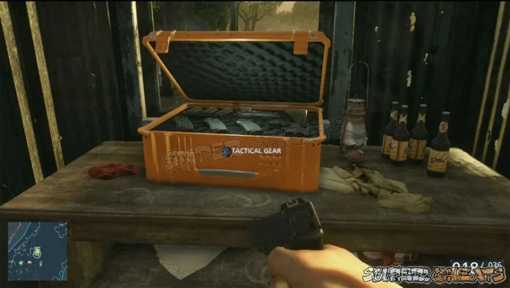 Tactical Boxes are strategically placed for reloading and changing gear