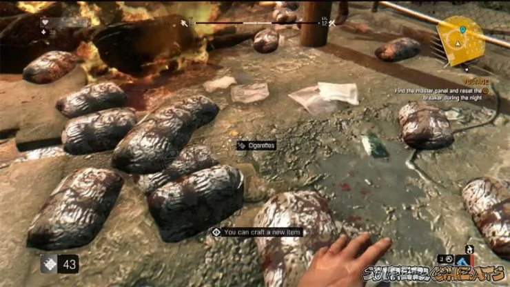 Plenty of crafting resources are found on the bodies of the Infected you kill