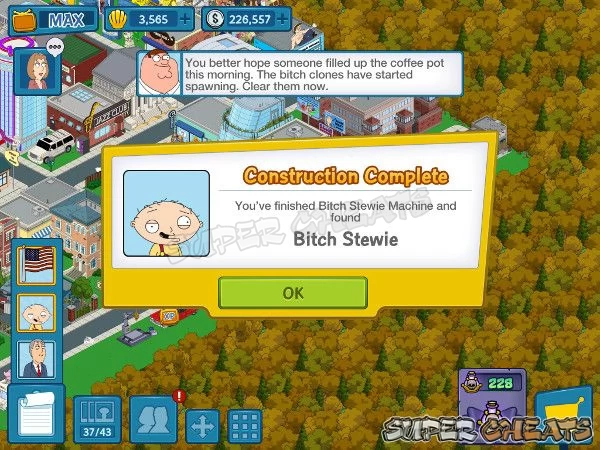 A hearty Quahog Welcome for ***** Stewie Griffin!