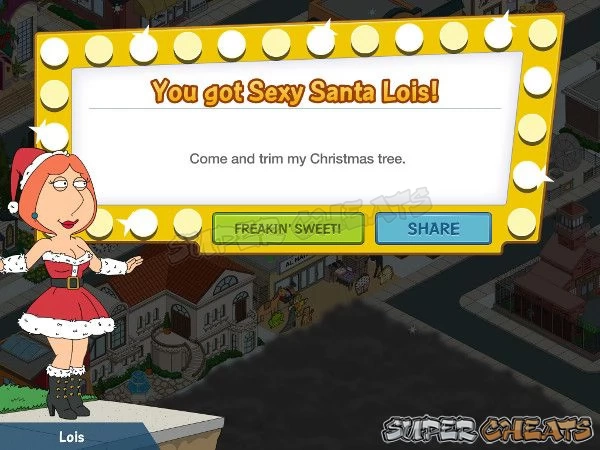Sexy Santa Lois Jiggles her assets to deal with Mall Santas...