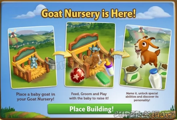 The newest structure and mission - the Goat Nursery