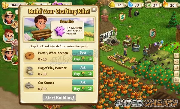 The Crafting Kiln is linked to the new Pig Farm Animal as well