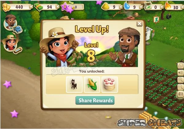 Unlocking Level 8 for your Farm and Farmer