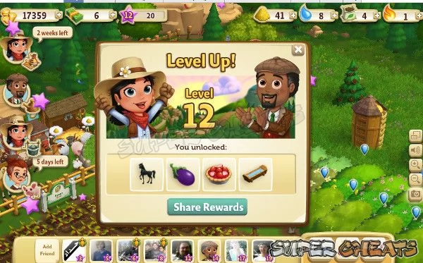 Level 12 grants Arabian Horses and Strawberry Pie!