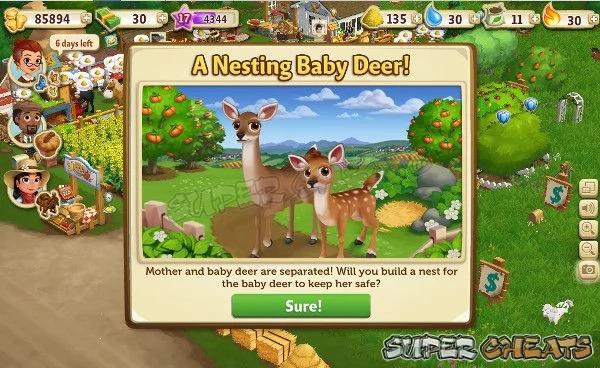 A second new animal was added in April 2013 with the Deer Mission
