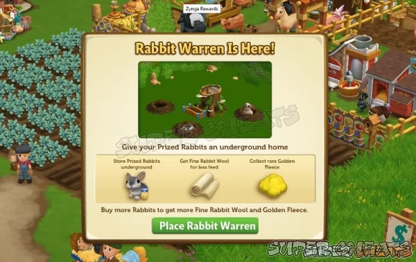 The very welcome announcement and placement of the Rabbit Warren
