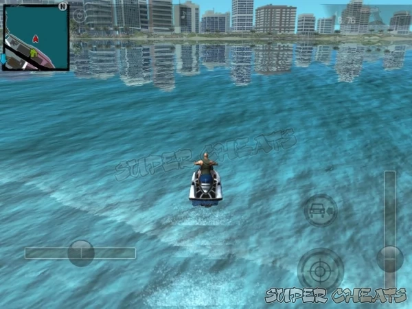 Take the jet ski to your destination - try not to beach it on the way!