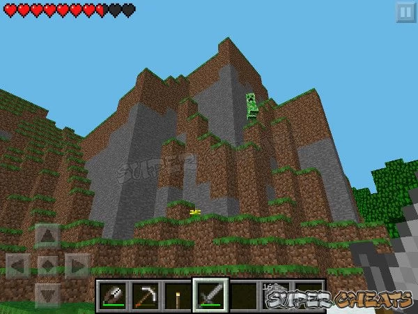 Creepers can be death from above!